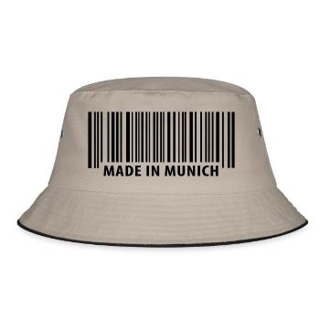 Made in Munich - München - Bucket Hat - Khaki/Schwarz - Vorne