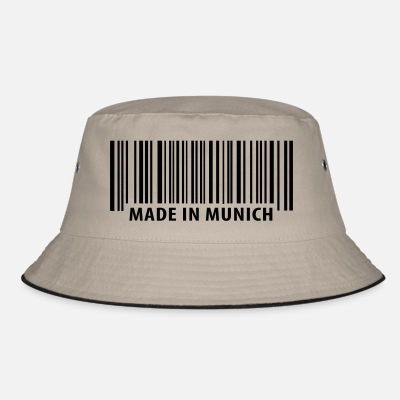 Made in Munich - München - Bucket Hat - Khaki/Schwarz