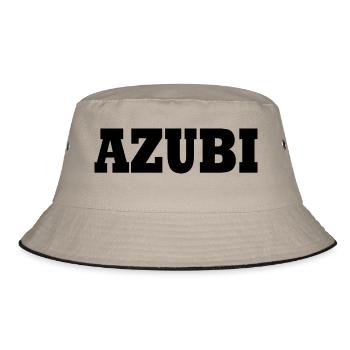Azubi - Bucket Hat - Khaki/Schwarz - Vorne