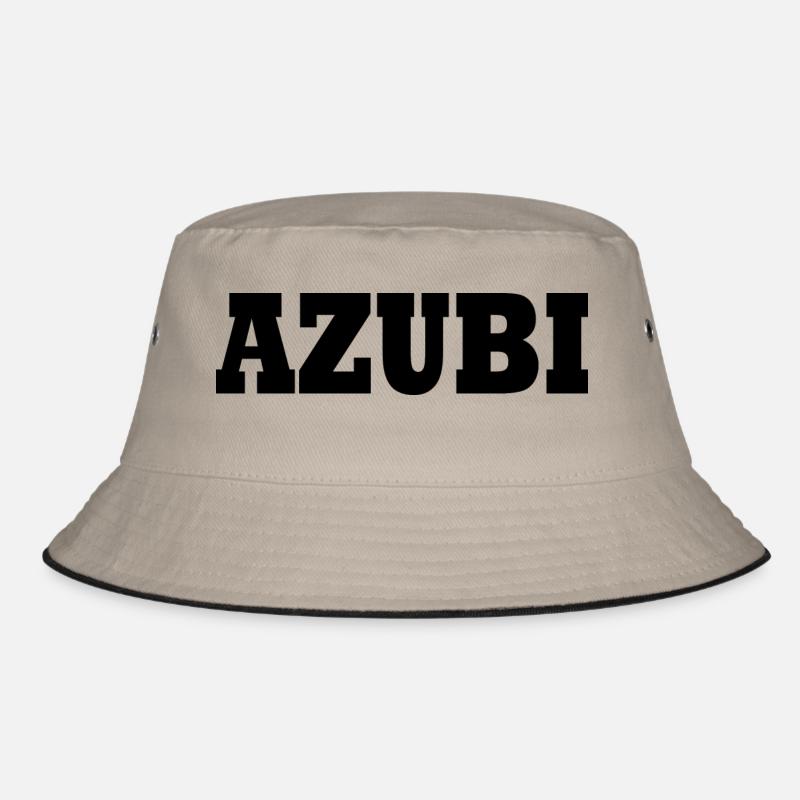 Azubi - Bucket Hat - Khaki/Schwarz