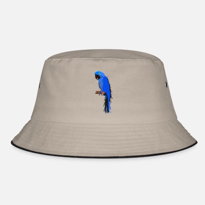 Project Drawing 6 1 1 - Bucket Hat - khaki/black