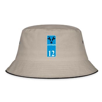 Aveyron - Bucket Hat - khaki/black - Front