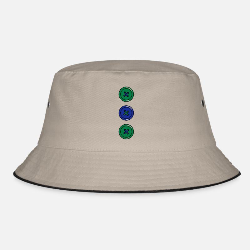 Buttons Bucket Hat