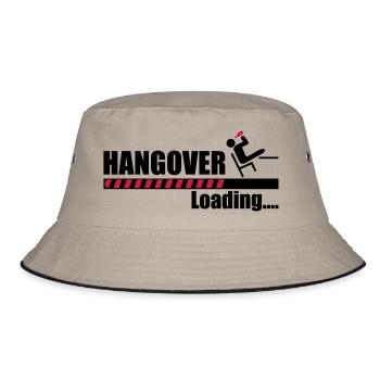 Hangover loading - Bucket Hat - khaki/black - Front