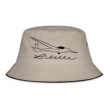 standard libelle - Bucket Hat - Khaki/Schwarz - Vorne