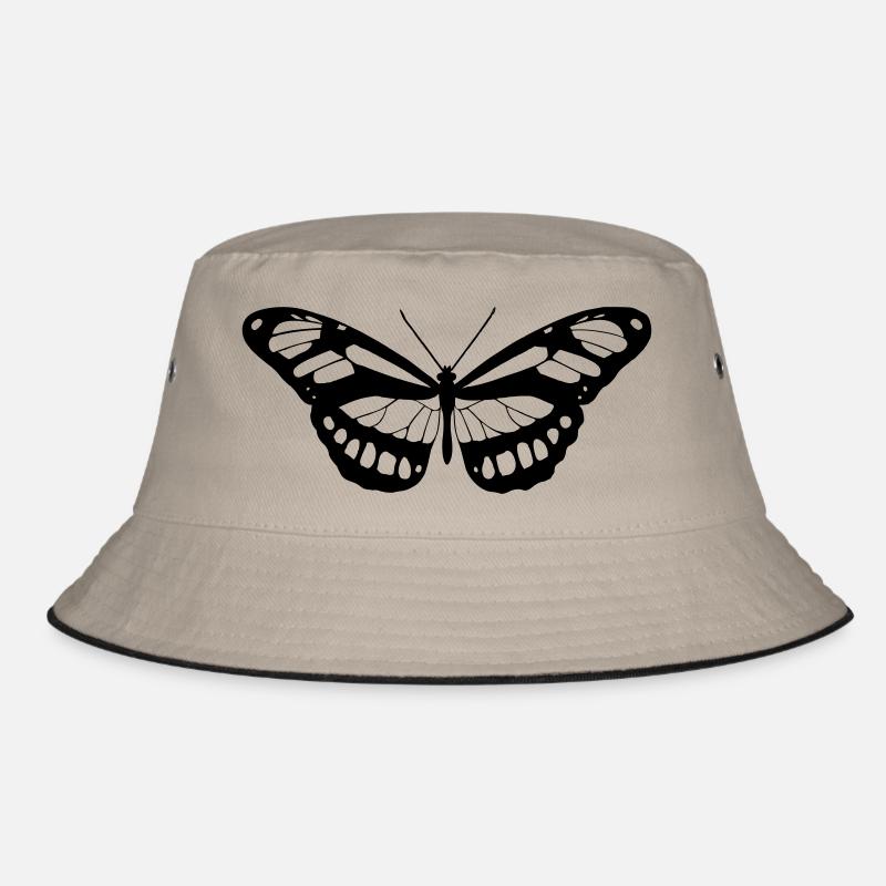 Butterfly silhouette Bucket Hat