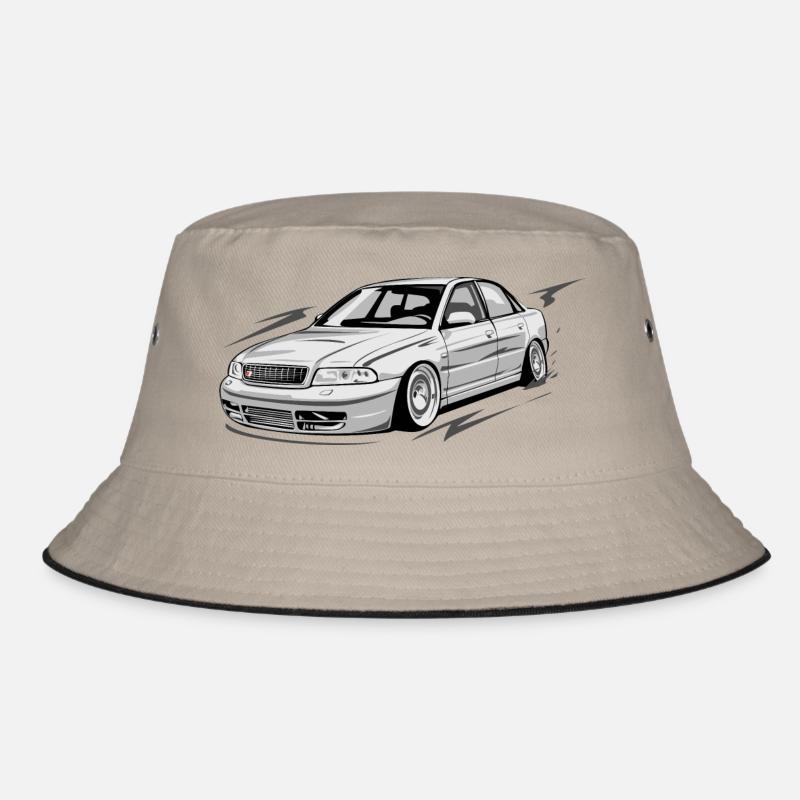 S4 B5 Limousine - Bucket Hat - Khaki/Schwarz