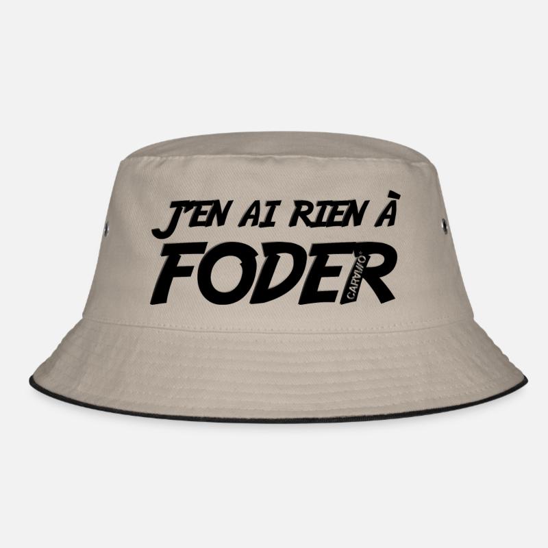 J'en ai rien a foder Noir - Bob - kaki/noir