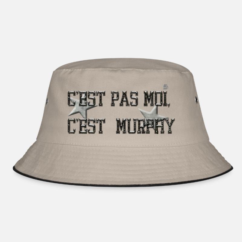 c nicht c me est_ Murphy von Custom Bucket Hat