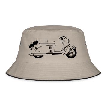 IWL Berliner Roller SR59 - Bucket Hat - Khaki/Schwarz - Vorne