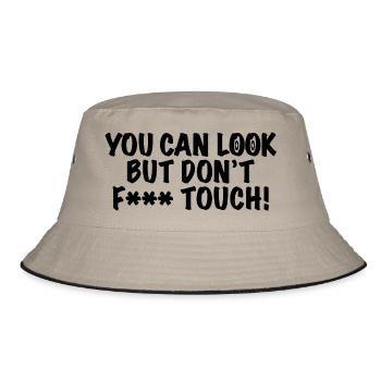 Stay Strong Positive Quote Cute Love Positivity - Bucket Hat - khaki/black - Front