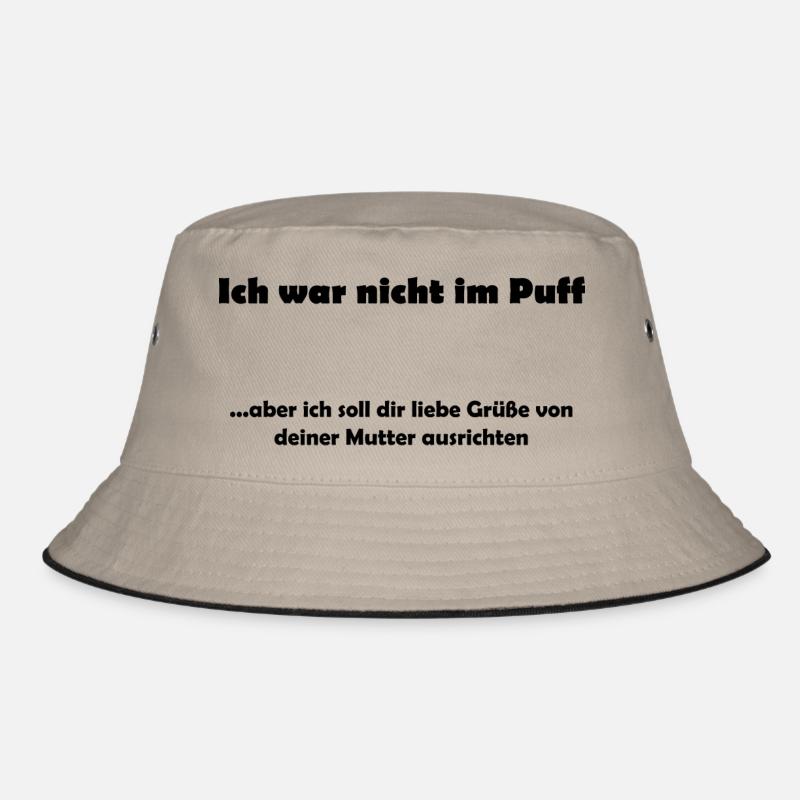 Design "Ich war nicht im Puff...aber" Bucket Hat