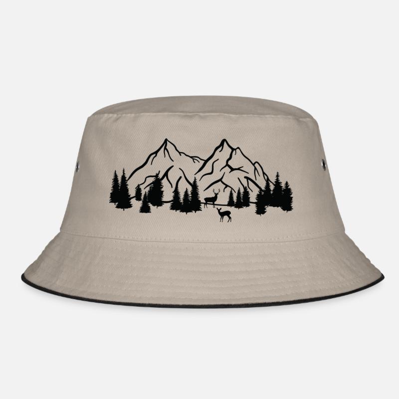 Wildtiere im Wald Bucket Hat