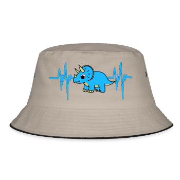 Battement de cœur Dino - Bob - kaki/noir - Devant