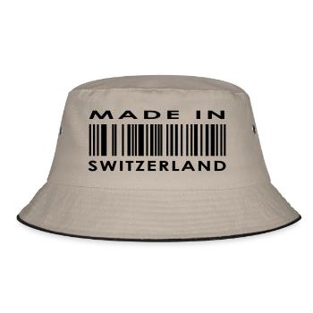 Made in Switzerland - Bucket Hat - khaki/black - Front
