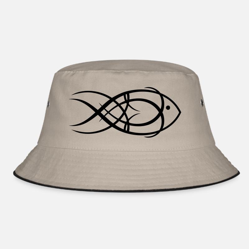 Tribal Fish Bucket Hat