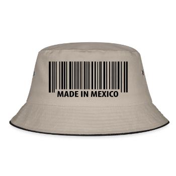 Made in Mexico - Bucket Hat - Khaki/Schwarz - Vorne