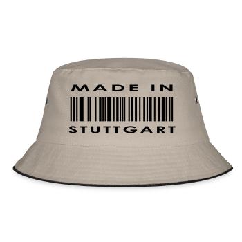 Stuttgart - Bucket Hat - Khaki/Schwarz - Vorne