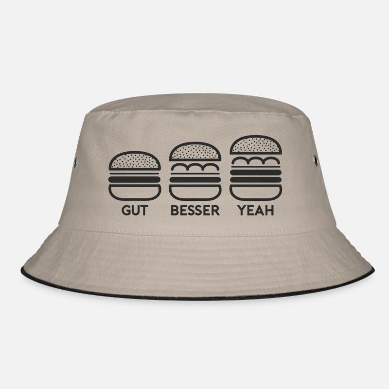 GUT BESSER YEAH BURGER Bucket Hat
