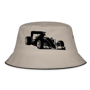 Formela One Racing - Bucket Hat - khaki/black - Front