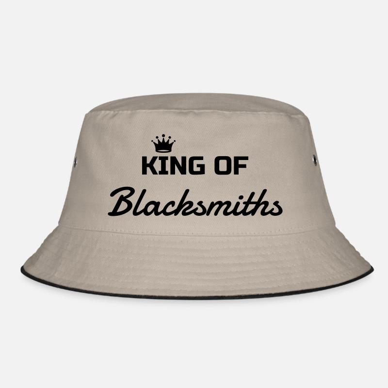 Blacksmith Schmied Forgeron Forge Marteau Hammer Bucket Hat