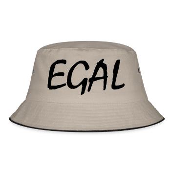 Egal - Bucket Hat - Khaki/Schwarz - Vorne