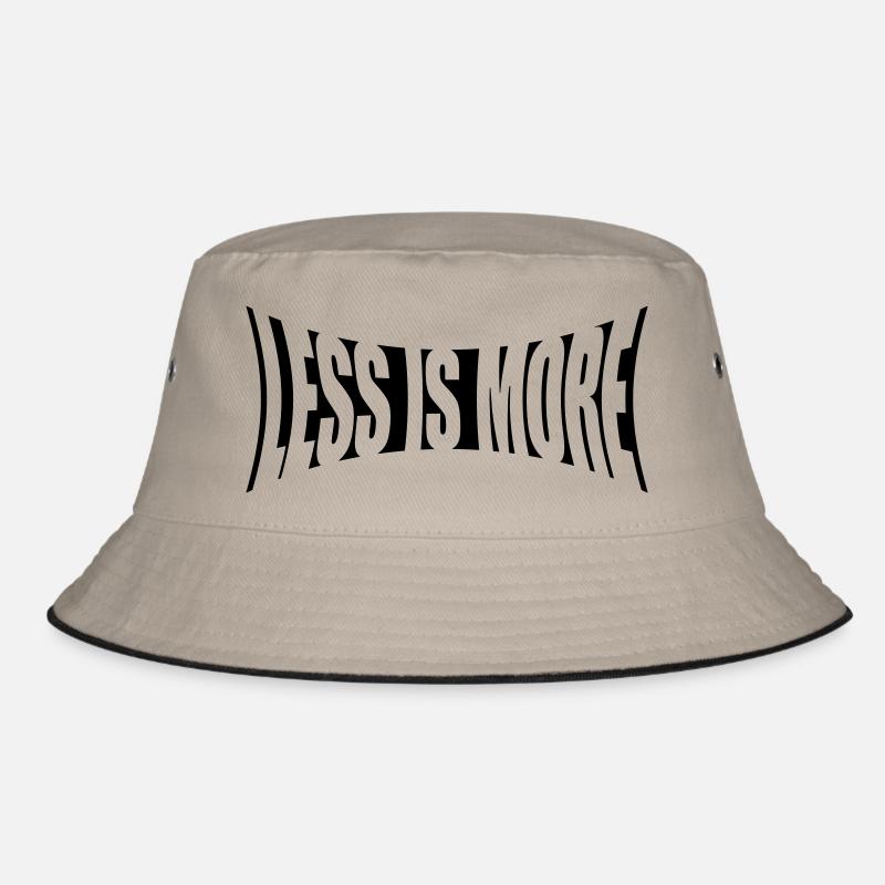 Slogan Logo Minimalism Bucket Hat