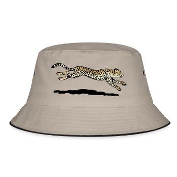 Gepard - Bucket Hat - Khaki/Schwarz - Vorne