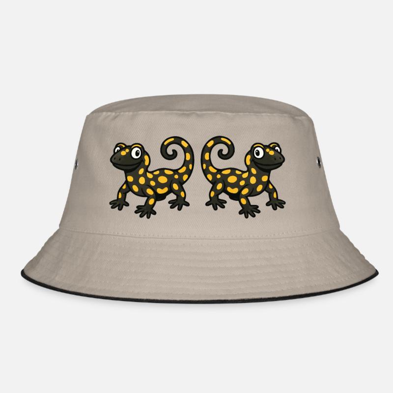 Salamander Gecko comic 2 Bucket Hat