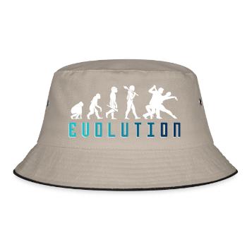 Walzer Paartanz - Bucket Hat - Khaki/Schwarz - Vorne