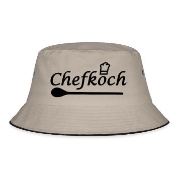 Chefkoch - Bucket Hat - Khaki/Schwarz - Vorne