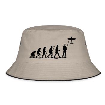 evolution rc pilot - Bucket Hat - khaki/black - Front