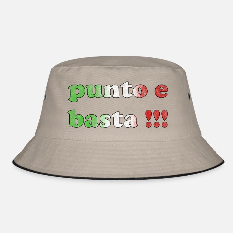 Punto - Bucket Hat - Khaki/Schwarz