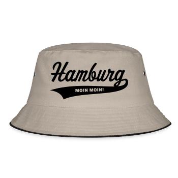 Hamburg - Moin Moin! - Bucket Hat - khaki/black - Front