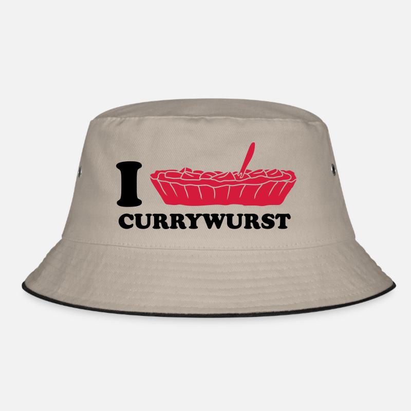 I Love Currywurst Bucket Hat