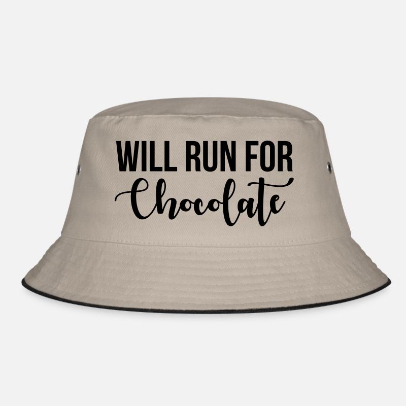 Will run for chocolate Bucket Hat