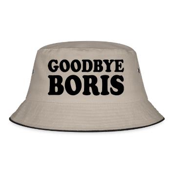 Goodbye boris - Bucket Hat - khaki/black - Front