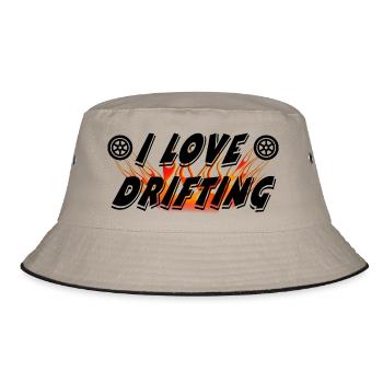 Auto - Bucket Hat - Khaki/Schwarz - Vorne