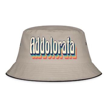 Our Lady of Sorrows t-shirt vintage retro gift t-shirt - Bucket Hat - khaki/black - Front