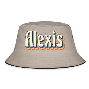 vintage rétro Alexis t-shirt t-shirt idée cadeau - Bob - kaki/noir - Devant