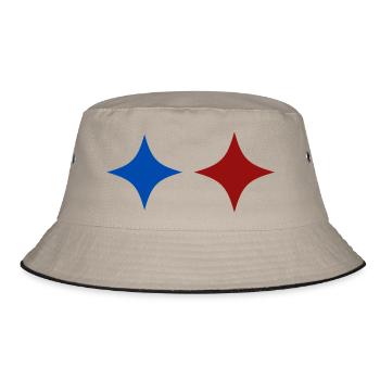 Twin Spark - Bucket Hat - khaki/black - Front