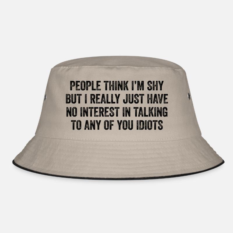 No interest in small talk Bucket Hat