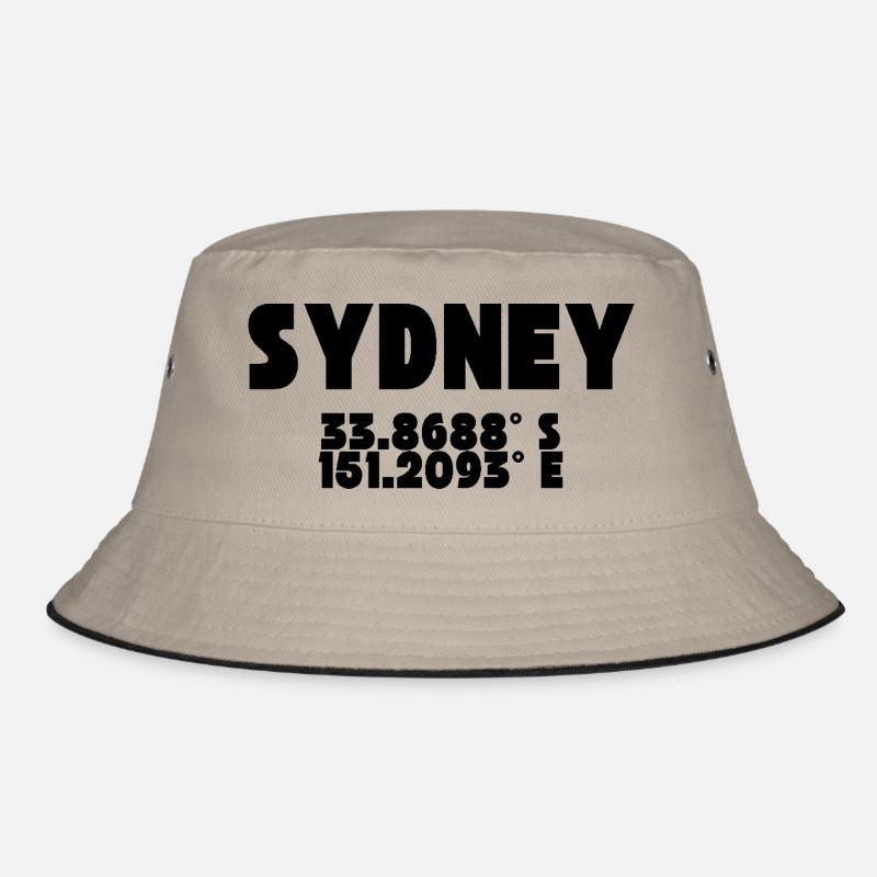 Sydney - Design with coordinates Bucket Hat