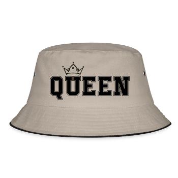 queen - Bucket Hat - khaki/black - Front