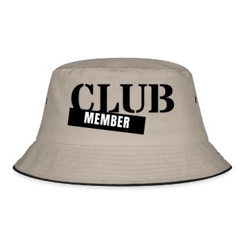Club Member - Club Member Team Party Group - Bucket Hat - khaki/black - Front