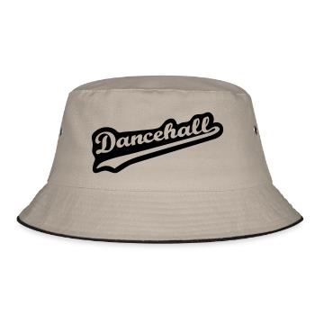 Dancehall - Bucket Hat - Khaki/Schwarz - Vorne