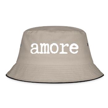 Amore - Bucket Hat - khaki/black - Front