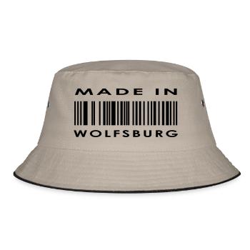 Wolfsburg - Bucket Hat - khaki/black - Front