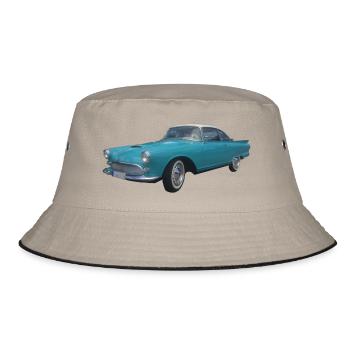 Oldtimer - Bucket Hat - Khaki/Schwarz - Vorne