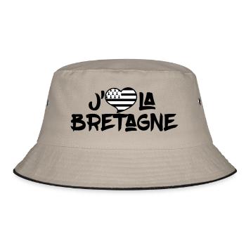 j'aime la Bretagne - Bob - kaki/noir - Devant